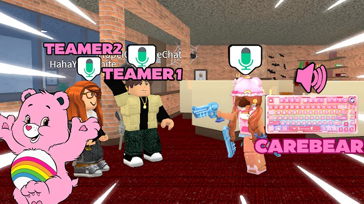 CAREBEAR DESTROYS ODER TEAMERS IN MM2 VOICECHAT (KEYBOARD ASMR)