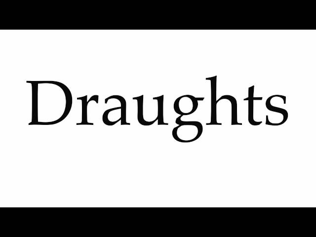 DRAUGHTS definition in American English