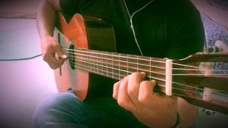 Video thumbnail of "غيتار جيتار  رومبا ارتجال على ايقاع الرومبا guitar romba"