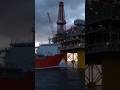 Oil rig destroyed! 🔥 Cruise ship hit! #OilRig #Explosion #FireDisaster