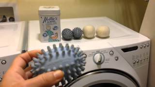 Wool dryer balls review (as compared to plastic dryer balls)