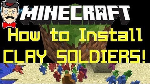 HOW TO INSTALL CLAY SOLDIERS MOD for Minecraft 1.7.3 Tutorial!