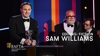 Sam Williams wins the Editing: Fiction BAFTA for Slow Horses | BAFTA TV Craft Awards 2024