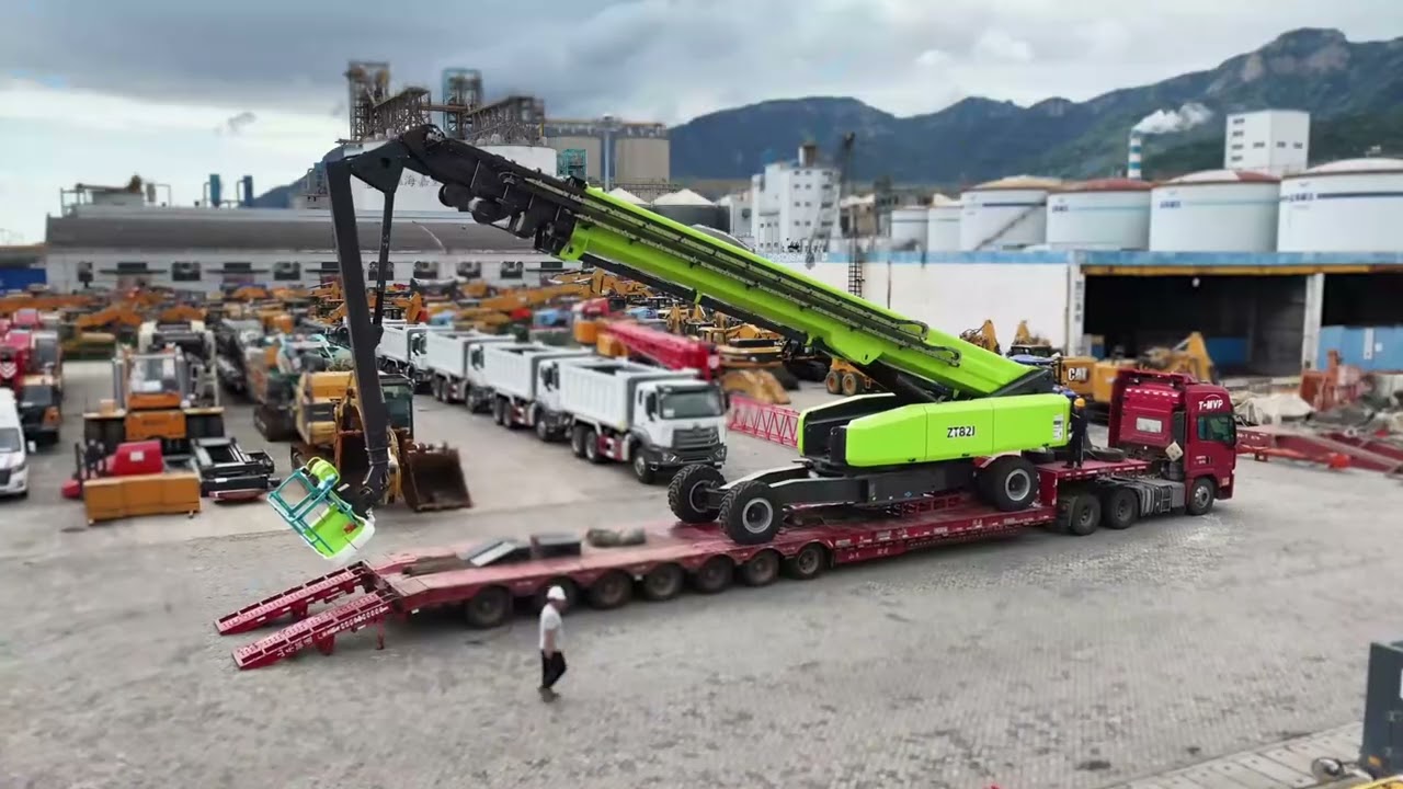 ZOOMLION's ZT82J, the world's tallest telescopic boom lift, is