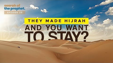 #25: They Made Hijrah and You Want to Stay?! || Ustadh Abdulrahman Hassan || AMAU