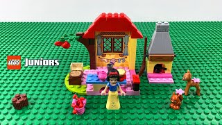 How To Build Lego Juniors Snow Whites Forest Cottage | Lego Empire Stopmotion Build & Play