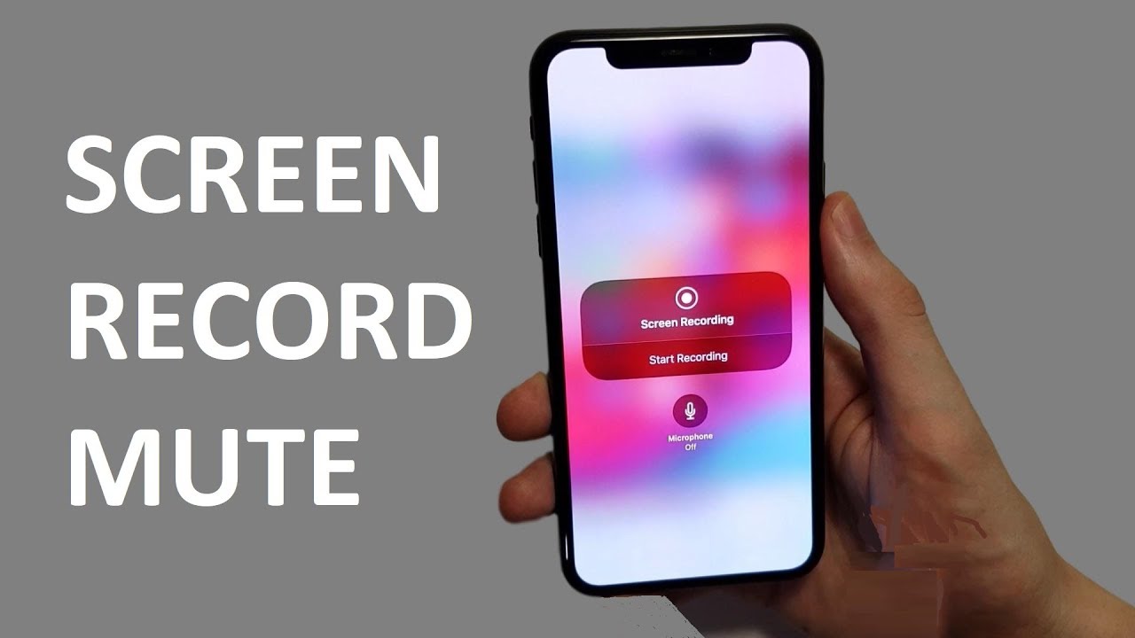 Ios 12 Screen Recorder No Audio For Youtube Fix Iphone X Youtube