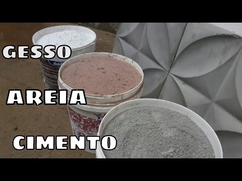 Vídeo: Gesso Decorativo 