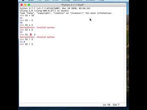 Integers, Floats, Operators - YouTube