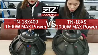 2000W vs 1600W Speakers: TN-18X400 vs TN-18XS Showdown,  Which Speaker is BEST for YOU?