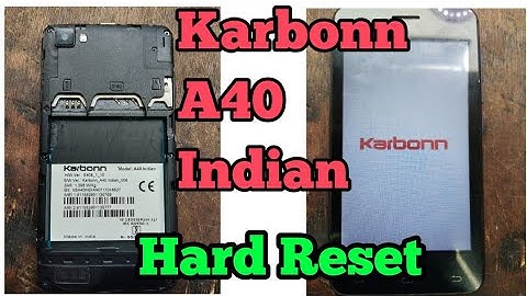 Karbonn A40 Indian hard Reset pattern unlock 4G FRP Bypass is done 100% successful in proof it Done