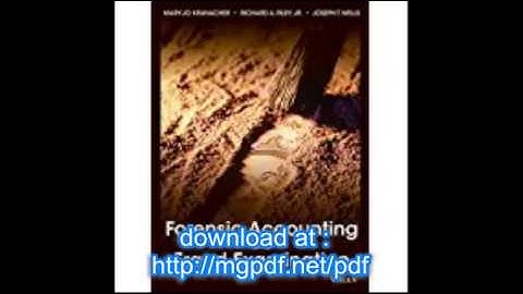 Forensic Accounting and Fraud Examination