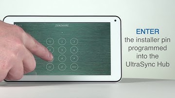Installing the Ultrasync Touchscreen UX-TOUCH01 to the network - Security AllStar