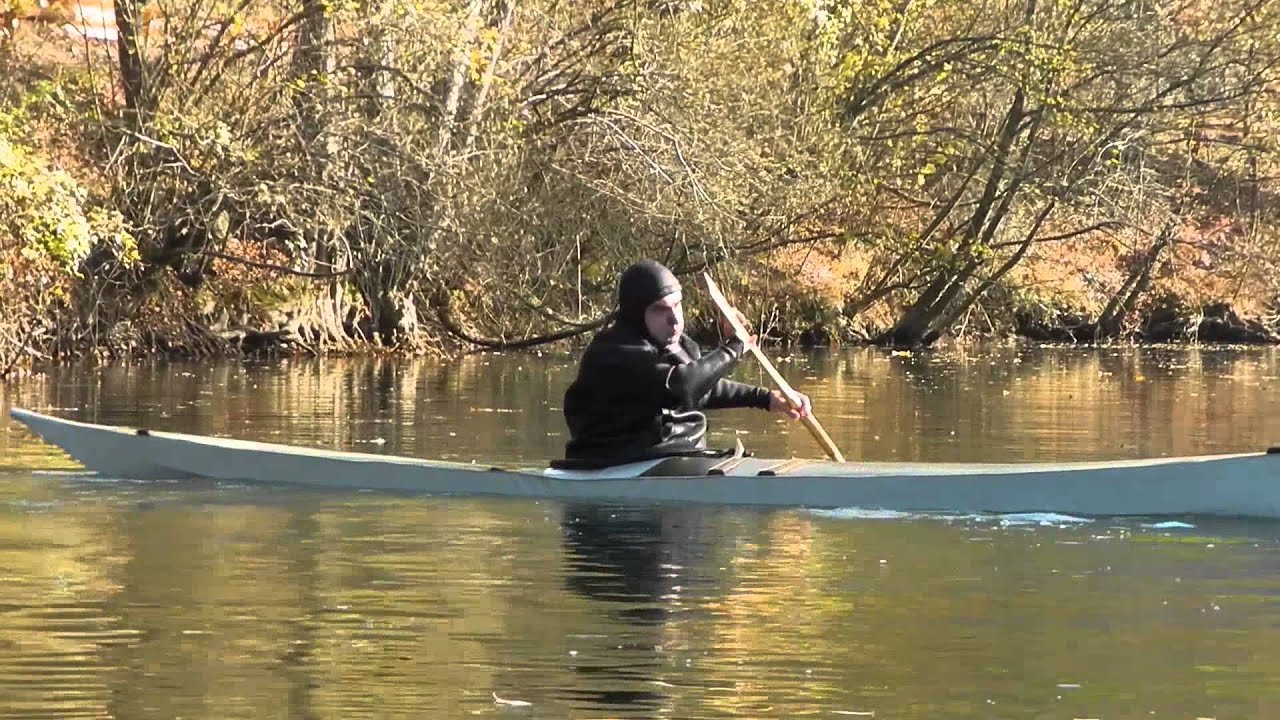 narval kayak, zoran's first time in greenland folding