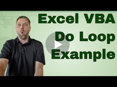 Excel VBA Use a Do Loop to popluated another sheet Video2 @EverydayVBAExcelTraining