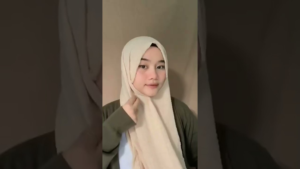 tutorial kerudung crinkle #tutorial #hijab #shorts #tiktokvideo - YouTube