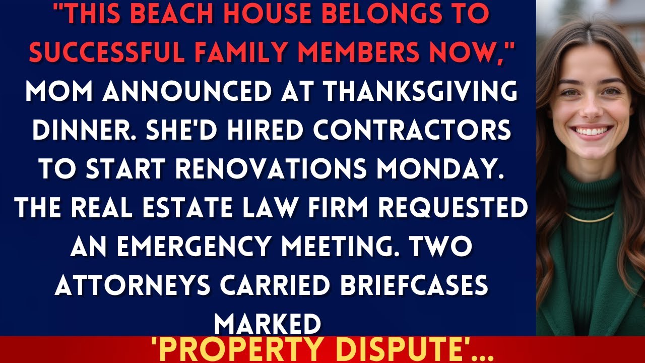 Мама говорила: «Неудачники не владеют недвижимостью на берегу океана», — пока не появился адвокат...