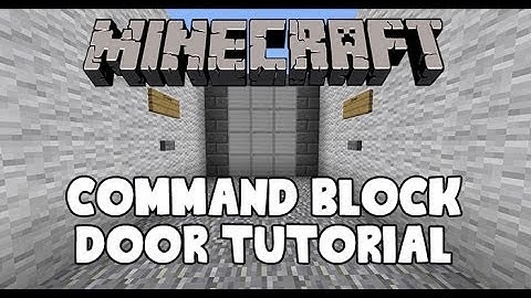 [Outdated] Minecraft Snapshot 14w11b - Command Block Door Tutorial