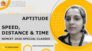 SPEED , DISTANCE & TIME | LEC-01 | APTITUDE | NIMCET | JNU | BHU | JAMIA | IN HINDI