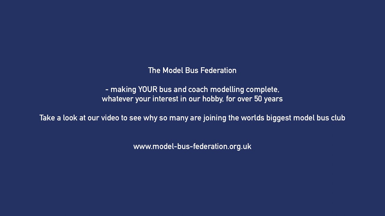 January 2021 - an introduction to the Model Bus Federation
