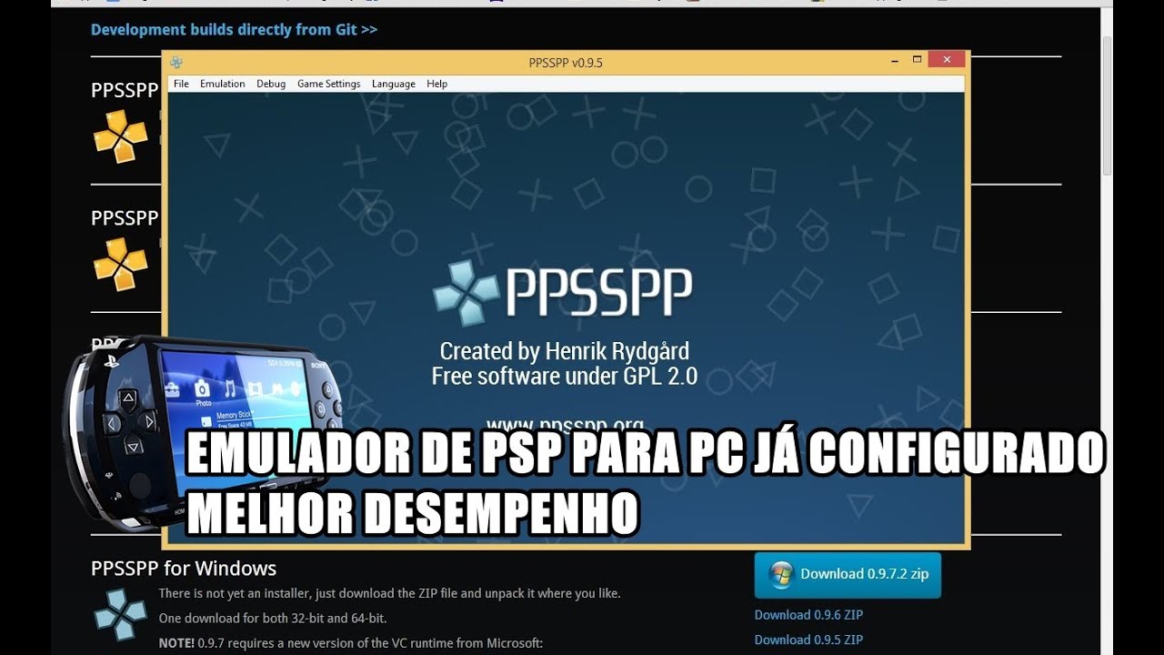Baixar a última versão do PPSSPP grátis em Português no CCM - CCM