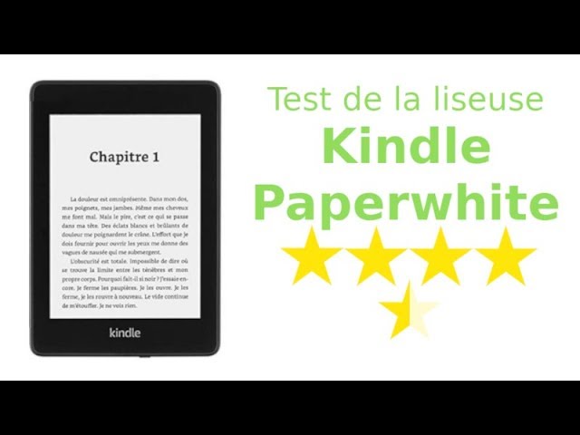 Test liseuse Kindle Paperwhite 