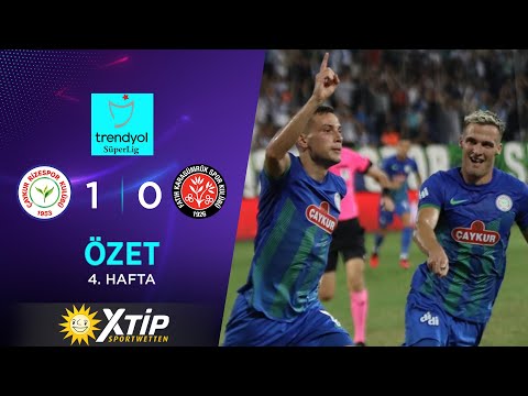 Çaykur Rizespor (1-0) VavaCars Fatih Karagümrük  - Highlights/Özet | Trendyol Sü