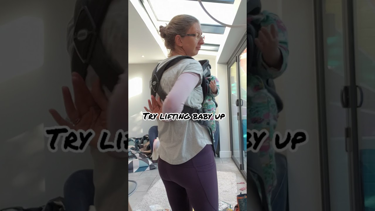Bany Bjorn Mini carrier hurting your shoulders? Here's how to fix it