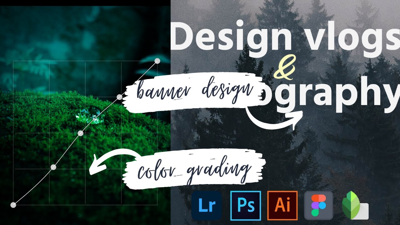 How to design YOUTUBE CHANNEL BANNER and Lightroom CINEMATIC color ...