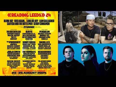 2024 ‘Reading‘ And Leeds festivals line ups to include Blink-182, Spiritbox, Liam Gallagher + more!