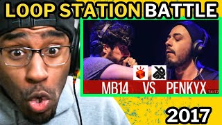 MB14 vs PENKYX | Grand Beatbox LOOPSTATION Battle 2017 | SMALL FINAL (REACTION)