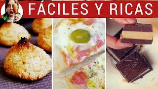 3 RECETAS PARA NIÑOS (¡Para hacer con ellos!!!) - Día del niño - YouTube