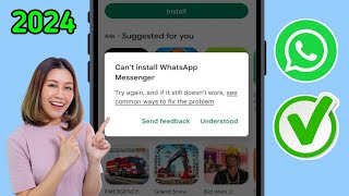 كيفية إصلاح خطأ لا يمكن تثبيت WhatsApp Messenger على متجر Google Play