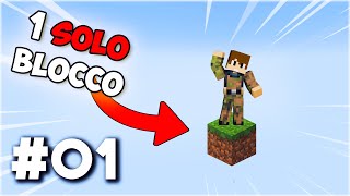 Batto Minecraft su 1 blocco solo! || Minecraft One Block Ep 1