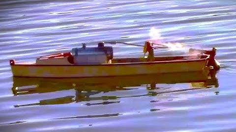 Model boat making steam a 22-inch homemade Steamboat with DiY  steam engine!  Welcome Aboard !