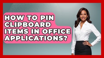 How To Pin Clipboard Items In Office Applications? - Docs and Sheets Pro