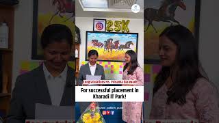 Congratulations Ms. Priyanka Darawade for successful placement in Kharadi IT Park |#itjob #placement