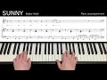 Sunny (Bobby Hebb) - Piano Accompaniment with Sheet Music