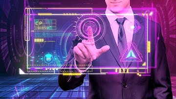 2d 3d hud animation hologram futuristic UI UX intro with motion tracking