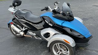 Can Am Spyder short ride