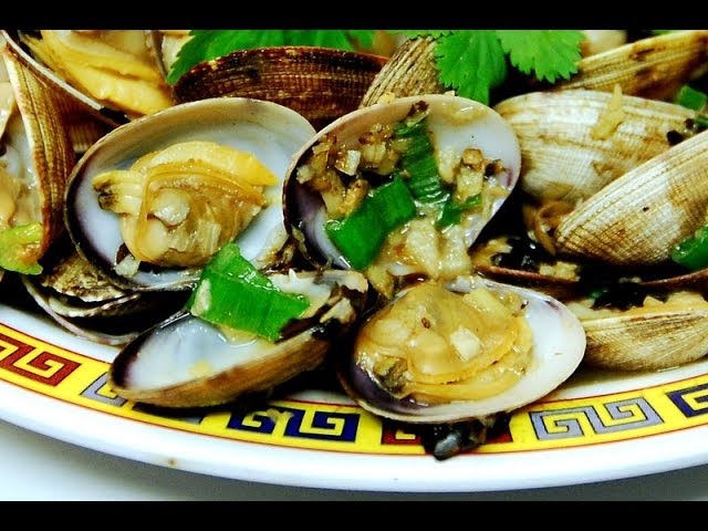 Stir Fry: Clams with Spicy Ginger and Black Beans Sauce : Authentic Chinese / Cantonese Cooking | HAPPY WOK