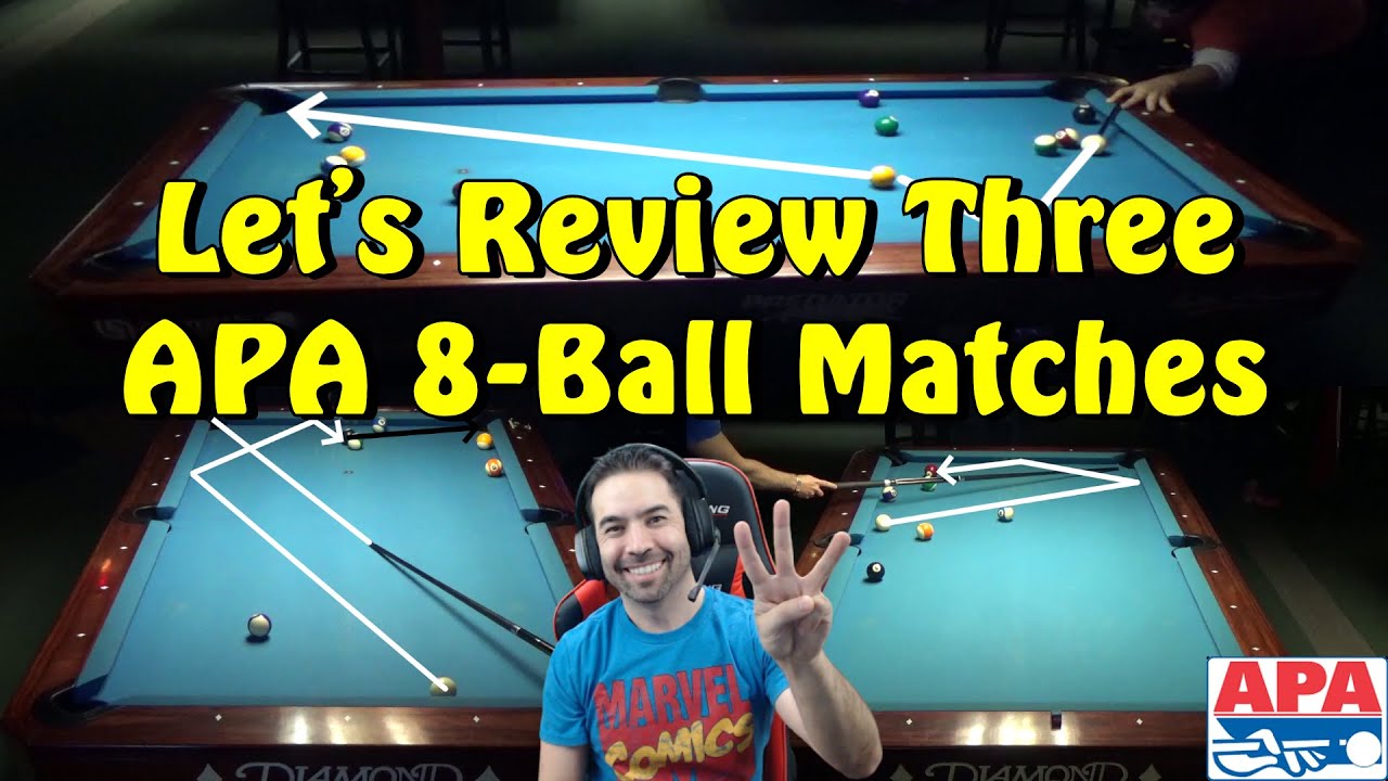 Live Stream !!! Lets Review 3 APA 8-Ball Matches