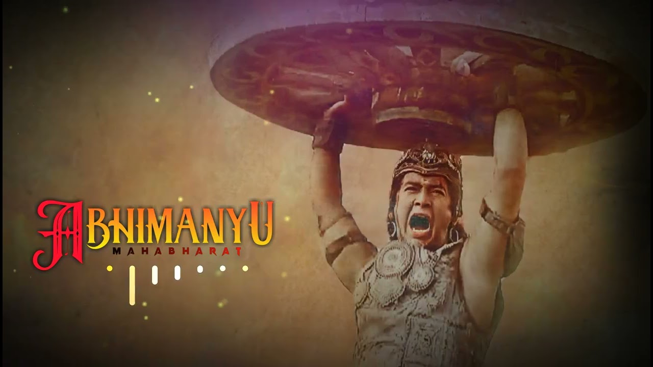 Abhimanyu Theme Song  Shloka  Ye Cha Krishne Aunaah Sphitah  HD  Mahabharat