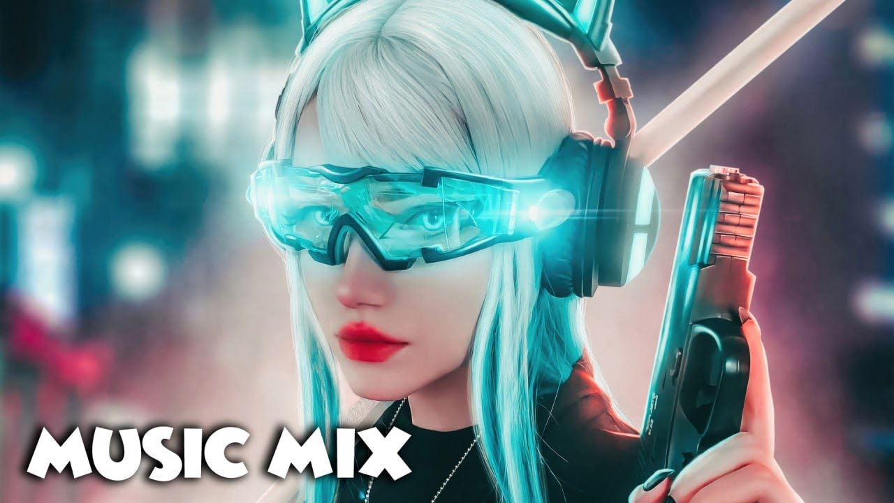 Game music mix. Кибер девушка. Обои на рабочий стол фантастика.