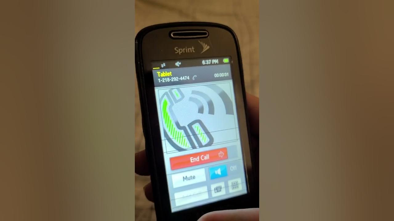 Samsung Instinct S30 dialing YouTube