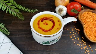 طبخ شوربة العدس التركية الرهيبه | Cooking the best Turkish lentil soup recipe