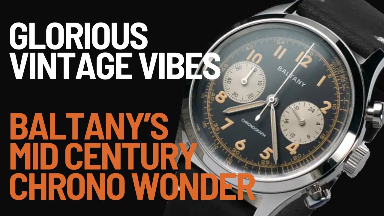 Glorious Baltany chronograph watch review - YouTube