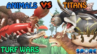 Animals vs Titans Turf War 2 | Animal vs Titan [S2] | SPORE