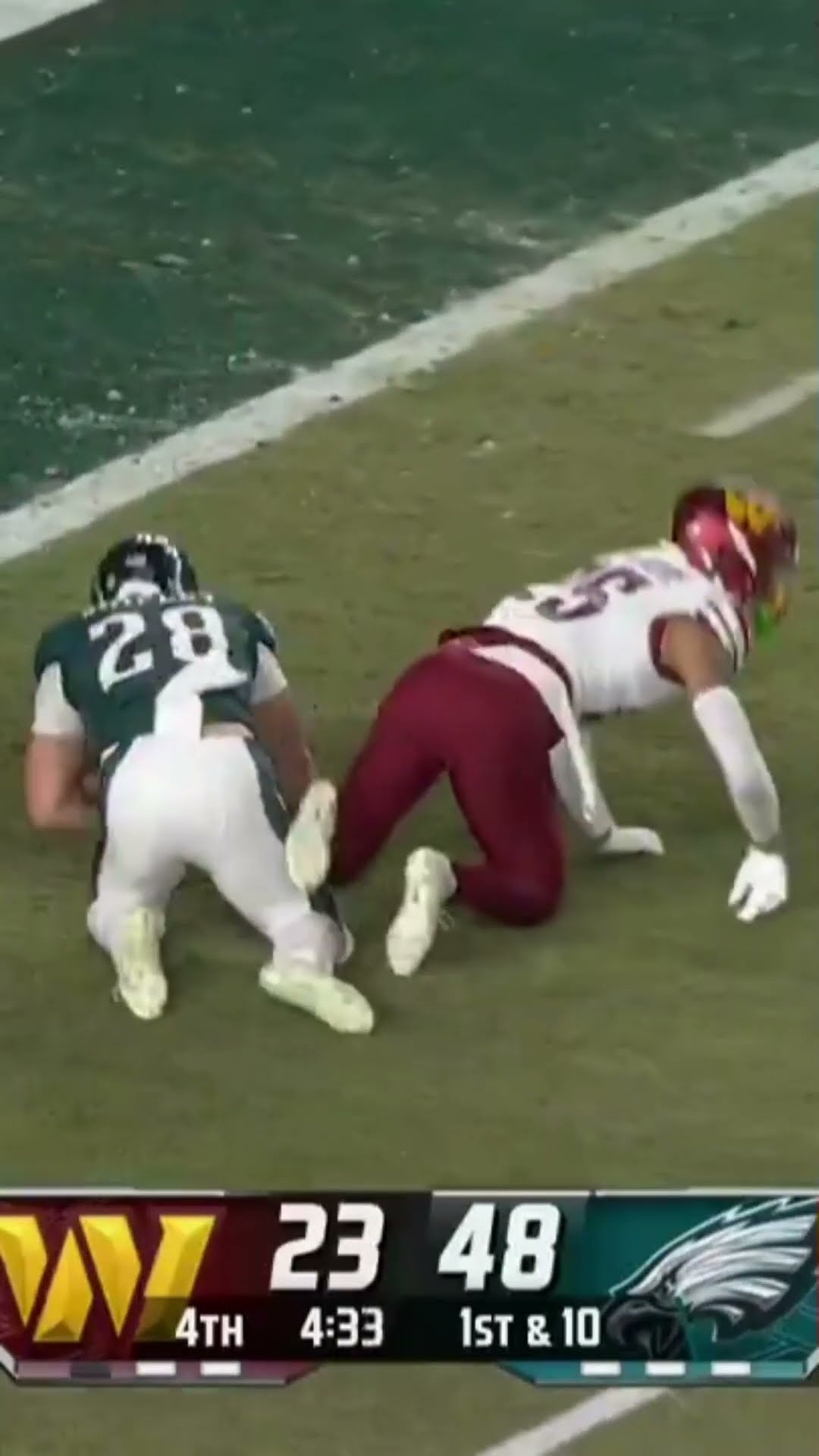 Will Shipley CANNOT BE STOPPED! 57-yard run and a TOUCHDOWN! ?? Eagles vs Commanders Highlights