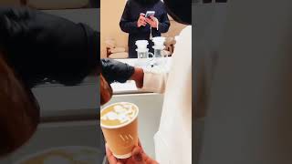 Art ❤️‍🩹 #latteart #latteart #foryou #youtubeshorts #barista #copyrightfree